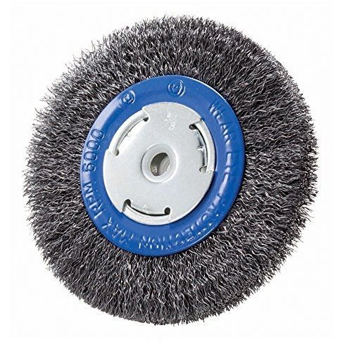 Mercer Industries 183010 Crimped Wire Wheel, 6&#034; x 3/4&#034; x (1/2&#034;, 5/8&#034;)