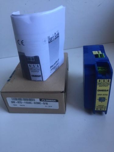 New omega signal conditioner drf-rtd-115vac-0/200-0/10 new in omega box for sale