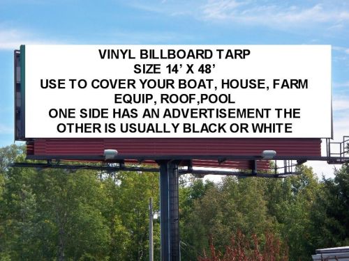 BILLBOARD TARP HUGE 14&#039; X 48&#039;  Pick up only! New Jersey 08080