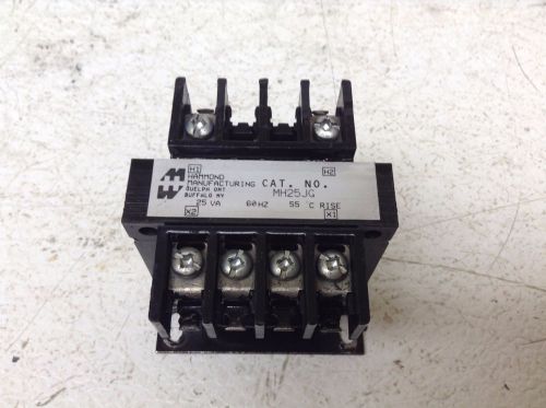 Hammond mh25jg .025 kva 25 va control transformer hps 24 vac (tsc) for sale