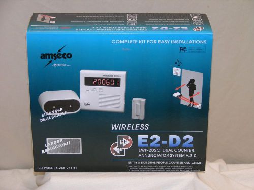 New Amseco Dual Counter Annunciator System E2-D2 EWP-202C