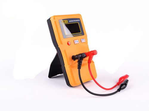 New AutoRange Digital Capacitor Capacitance Tester Meter M6013 + SMD Clamp