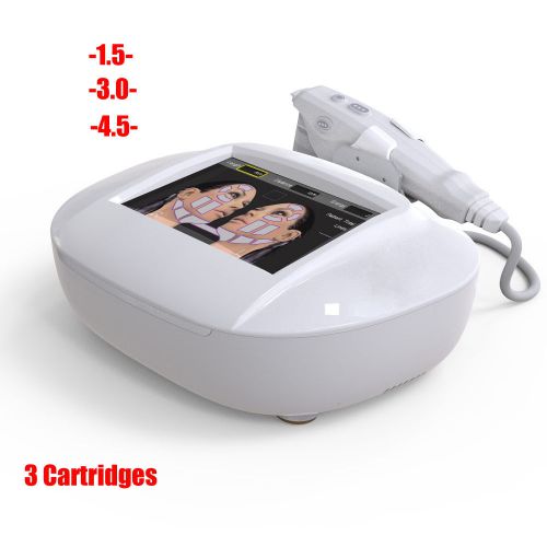 High Intensity Focused Ultrasound HiFU Wrinkle Remove Facial Machine 3 Cartridge