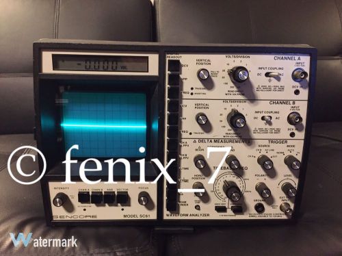 SENCORE WAVEFORM ANALYZER SC61 Microprocessor 60MHz Oscilloscope 100MHz