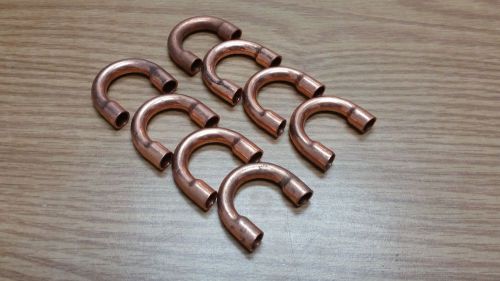 Lot 168x 1/4&#034; od x 1&#034; c to c hvac copper fitting return u bend cxc for sale