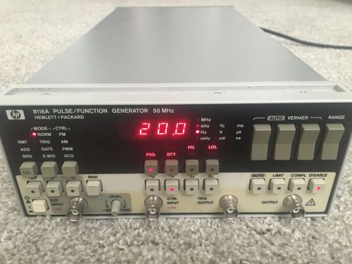 Hewlett Packard HP 8116A Pulse / Function Generator