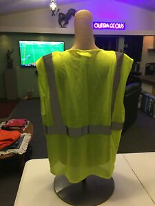 Lot Grainger Approved 53YL18 U-Block Vest Class2 Yellow/Grn L + Body Guard SFU55