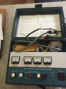 Vintage Heathkit CRT TV Tube Tester and Rejuvenator Model IT-5230