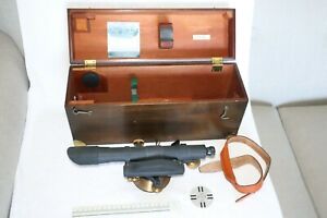 K&amp;E Model 5022 Tilting Level, Nice Wooden Box, Includes Targets, Micrometer Head