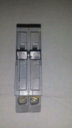 Sylvania gte 50 amp 2 pole circuit breaker for sale