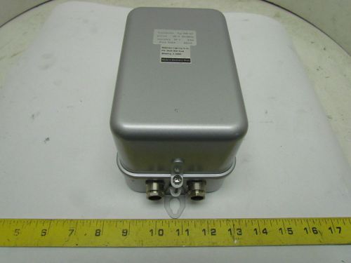 Waldmann machine &amp; work light transformer steel enclosure 60va 120v pri 24v sec for sale