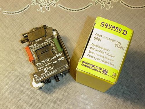 Square D 9001 DTSD11 Contact Block 220-240 Volt 50/60 Hz NEW IN BOX!