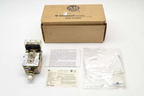 ALLEN BRADLEY 836-A1 0-75PSI PRESSURE CONTROL A 125VA SWITCH B396544