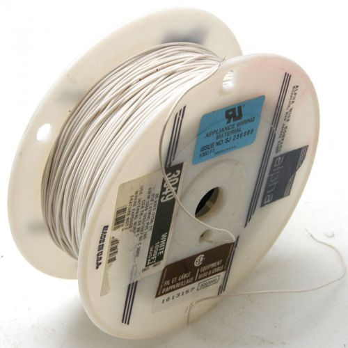 820 Feet Alpha Wire 3049 Wire 26 AWG 1 Conductor 300 Volts White 7x34