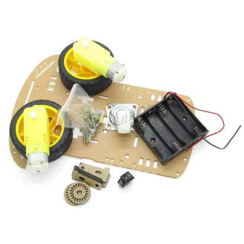 Robot Samll Smart Car Tracing Chassis Motor Kit Speed Velocity Encoder Wheel