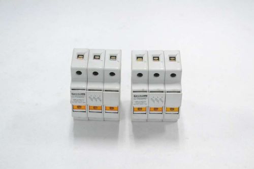 LOT 2 FERRAZ USCC3I ULTRASAFE FUSE HOLDER 3P 600V-AC 30A AMP B358988