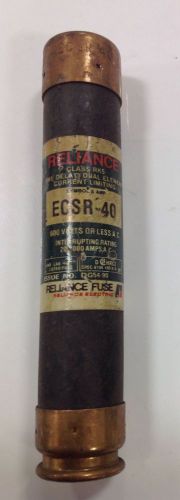 RELIANCE 600VAC 40A CLASS-RK5 FUSE ECSR-40