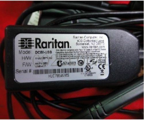 Interface Module Used DCIM-USB USB KVM CIM  Raritan Dominion 60 days warranty