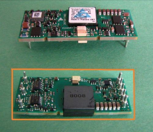 Dc/dc converter regulator delta e24sr12005nrfa 18-36vin 12vo 60w 1/8th brick bp for sale