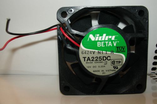 Nidec beta v 6424vn11r ta225dc model e34390-16 12vdc fan 0.22a free shipping for sale