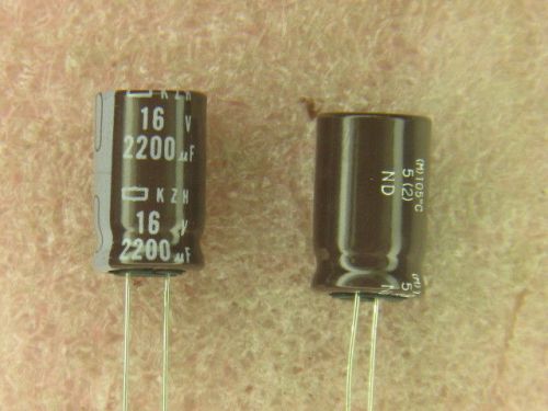 2000 PCS NIPPON INSTRUMENTS EKZH160ELL222MK20S CAPACITOR 2200MFD 16VOLT RADIAL