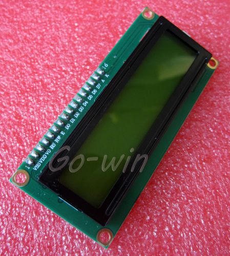 1pcs Yellow Display IIC/I2C/TWI/SPI Serial Interface 1602 16X2 LCD Module