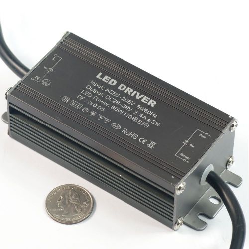 80w watt high power led driver ac85v-265v 50-60hz waterproof for sale