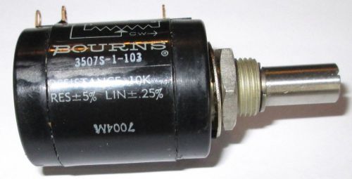 Bourns 3507s 10-turn precision potentiometer  500 ohm 2 watt 1 pcs. nos for sale