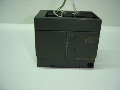 SIEMENS 6ES7235-0KD00-0XA0 SIEMENS - I/O MODULE ANALOG 3INPUT 1OUTPUT EM235