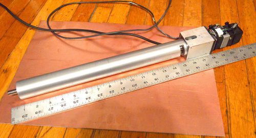 Harmonic Drive 50:1 Gearhead with DC Servo Motor 14.5&#034; Long Rod Drive (Robotics)