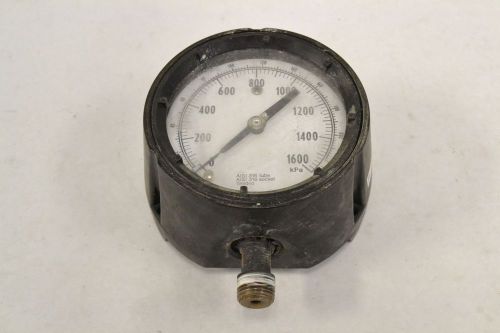 ASHCROFT Q-8451 DURAGAUGE PRESSURE 0-1600KPA 5 IN 1/2 IN NPT GAUGE B302410