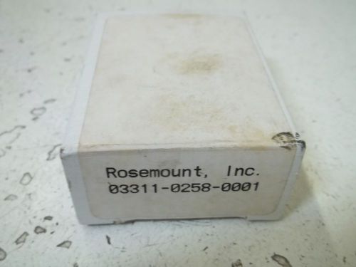 ROSEMOUNT 03311-0258-0001 GAUGE 0-60PSI *NEW IN A BOX*