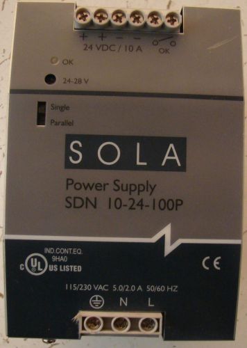 Sola SDN 10-24-100P Power Supply