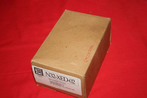 NEW RTI Electronic Tank Drain Valve # N32-XED-02 1/4&#034; Ports - 10-150 PSIG - BNIB