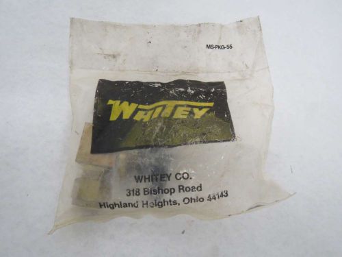 NEW WHITEY MS-PKG-55 1/4 IN NPT THREADED BRASS NEEDLE VALVE B376025