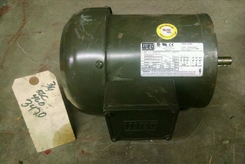 WEG 7536ES3EB56C AC Electric Motor .75hp 3470rpm 208-230/460v 3phase