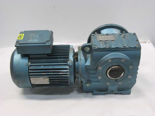 NEW SEW EURODRIVE SAF77DV112M4 DFV112M4 5.4HP 460V-AC GEAR 49.38:1 MOTOR D390192