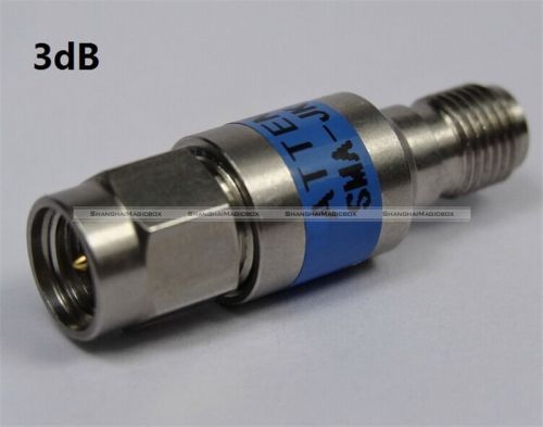 SMA male to SMA female Coaxial Attenuator 2W DC 6.0GHz 3dB S7 New