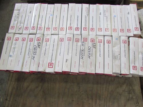 LOT OF 72 ROLLS OF MISC LEED &amp; NORTHRUP 250 CHART PAPER NEW