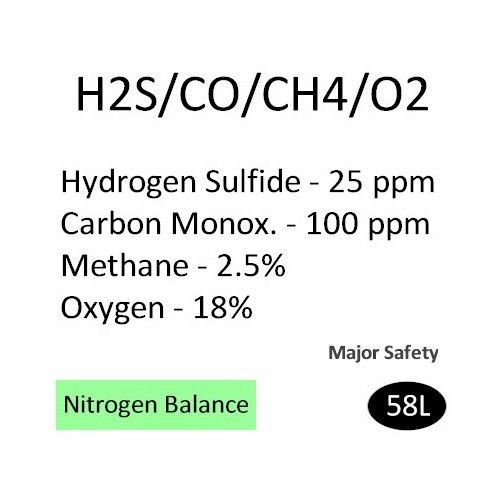 Calgaz Air Liquide Honeywell BW Calibration Gas - CG-Q58-4 - 8A310073