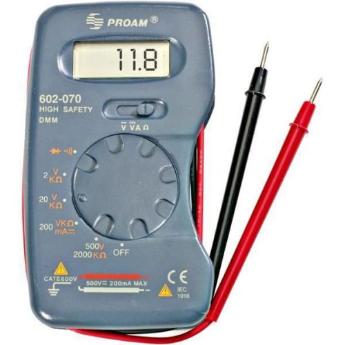 602-070 STEREN 3 1/2IN DIGMANUAL RANGE MULTIMETER RANGE MULTIMETER5/8&#034; high-con