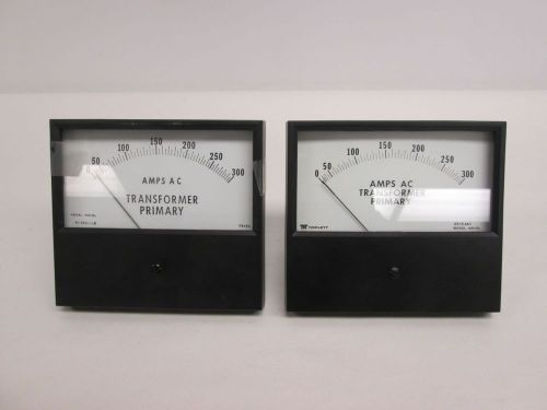 LOT 2 NEW TRIPLETT 085011-L8 0-300 AMPS AC TRANSFORMER PRIMARY METER D327555