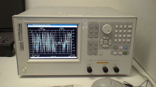 Agilent e4991a  1 mhz- 3 ghz rf impedance / material analyzer w/ op:1/2/10/1d5 for sale