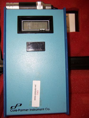 7303 cole parmer 8205 digital phototach for sale