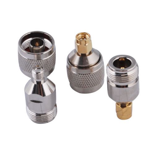 Sma-n rf coax adapter kit sma to n 4 type straight rf coaxial adapter connector for sale