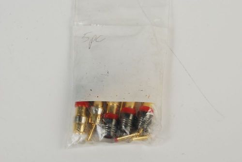 NEW FC F-CONN RG59RCAU Connectors (5 Count) NOS