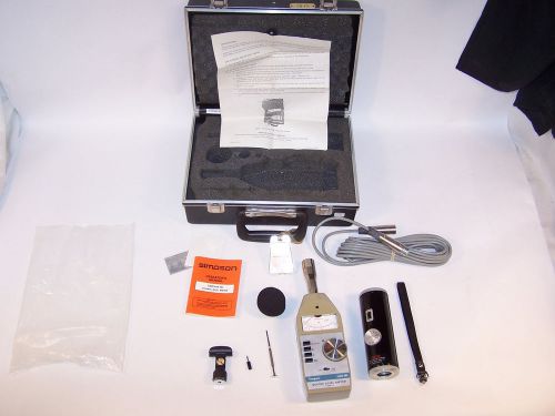 SIMPSON Model 886 Sound Level Meter with 890 Calibrator Set