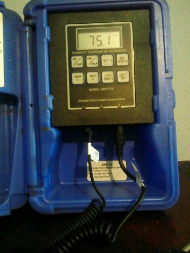 Cooper SRH77A Temp/Humidity Digital Instrument