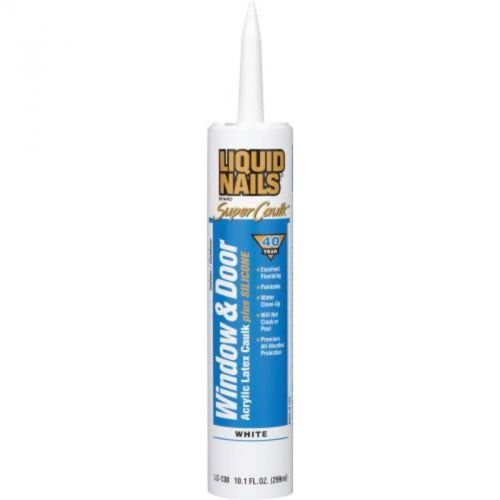 Liquid Nails Super Caulk White LC-130 WHITE AKZO NOBEL Adhesive Caulk