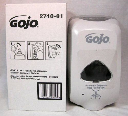 GOJO TFX TOUCH FREE SOAP DISPENSER 2740-01 DOVE GRAY SCHOOLS HOSPITALS HOME A-13